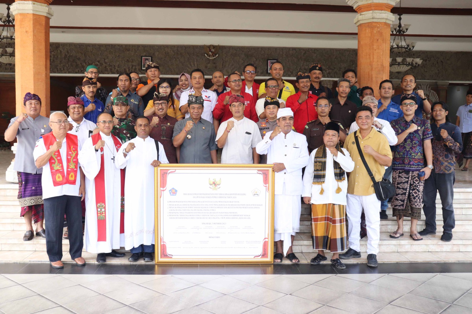 Penandatanganan Deklarasi Damai FKUB