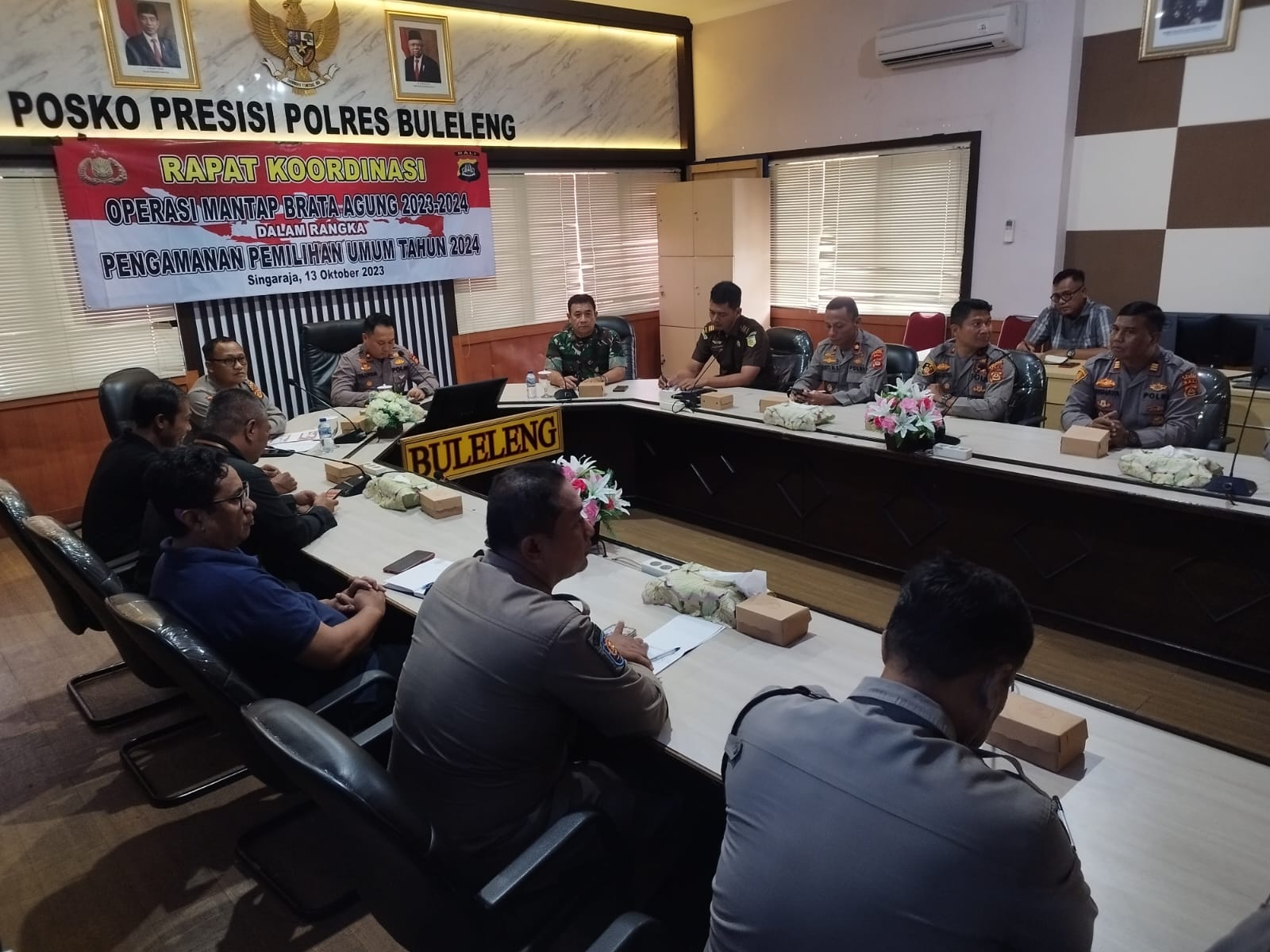 Rakor Operasi Mantap Brata Agung