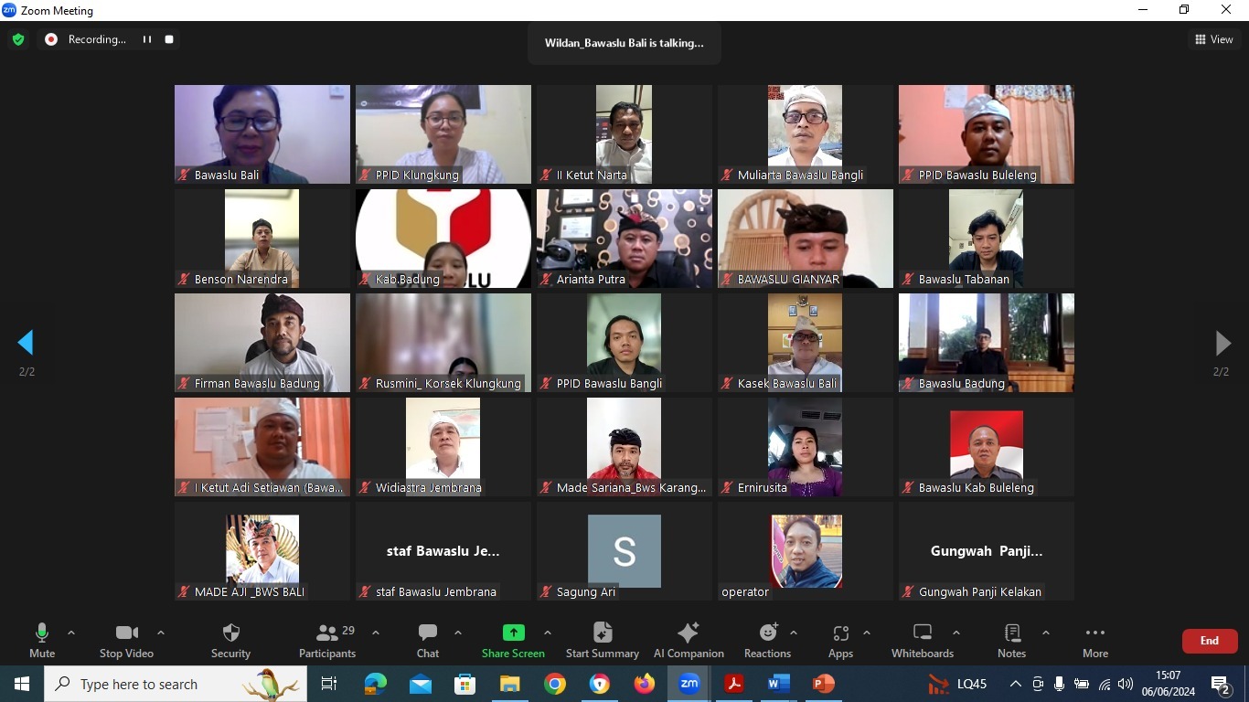 Sosialisasi SAQ Monev Keterbukaan