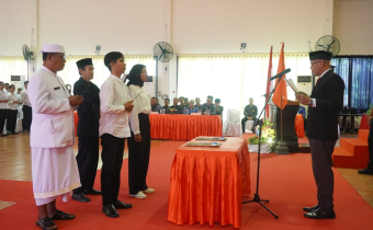 Pelantikan Panwaslu Kelurahan/Desa