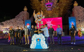 Menghadiri Launching Tahapan, Maskot, dan Jingle